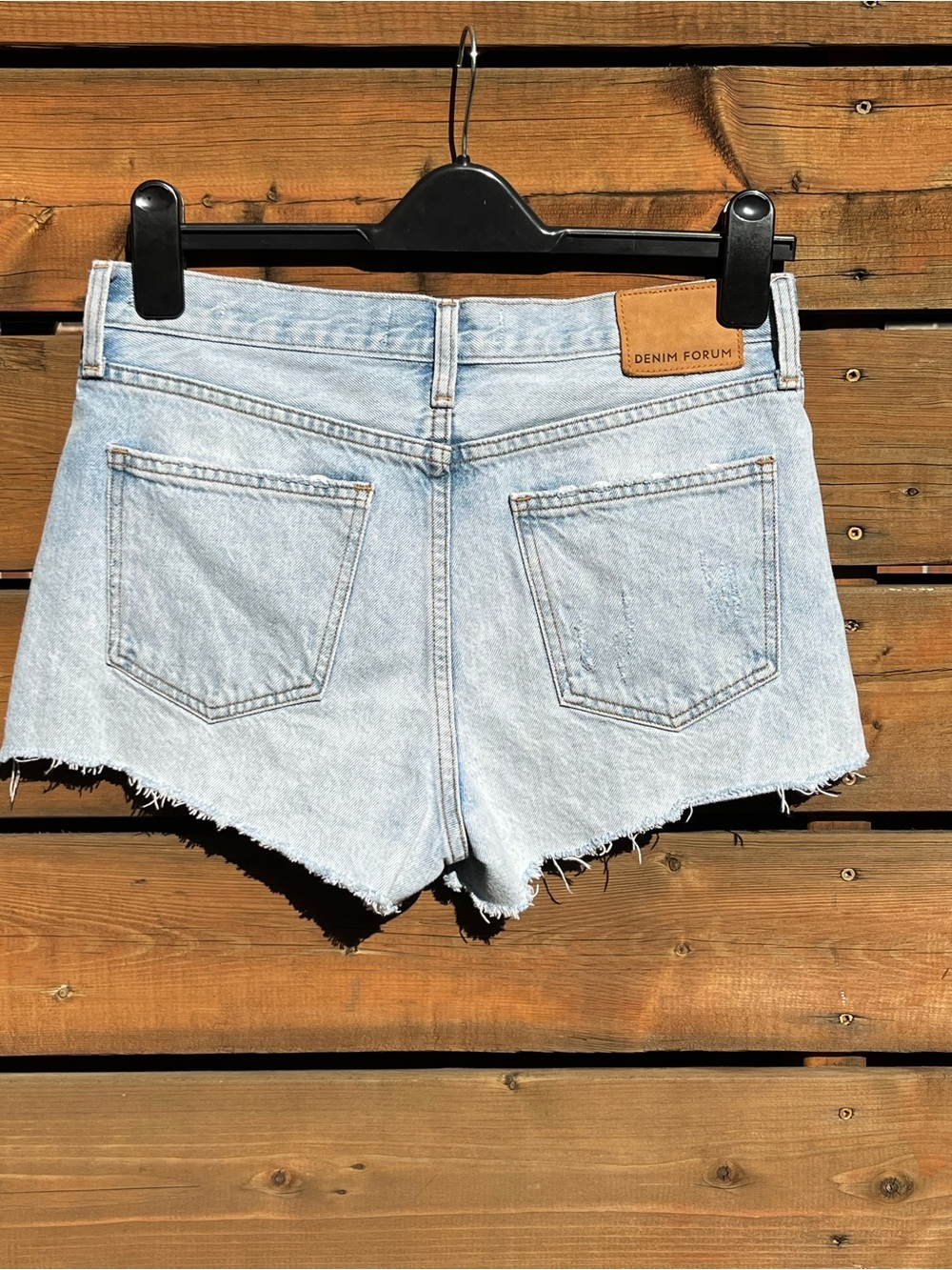 NWOT Denim Forum Aritzia Yoko shorts - Picture 2 of 9